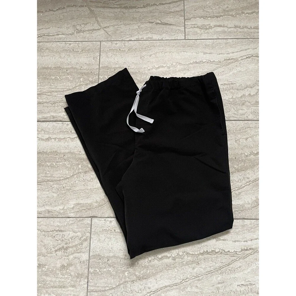 FIGS Pisco Basic Scrub Pants Black FM4500 Size XL